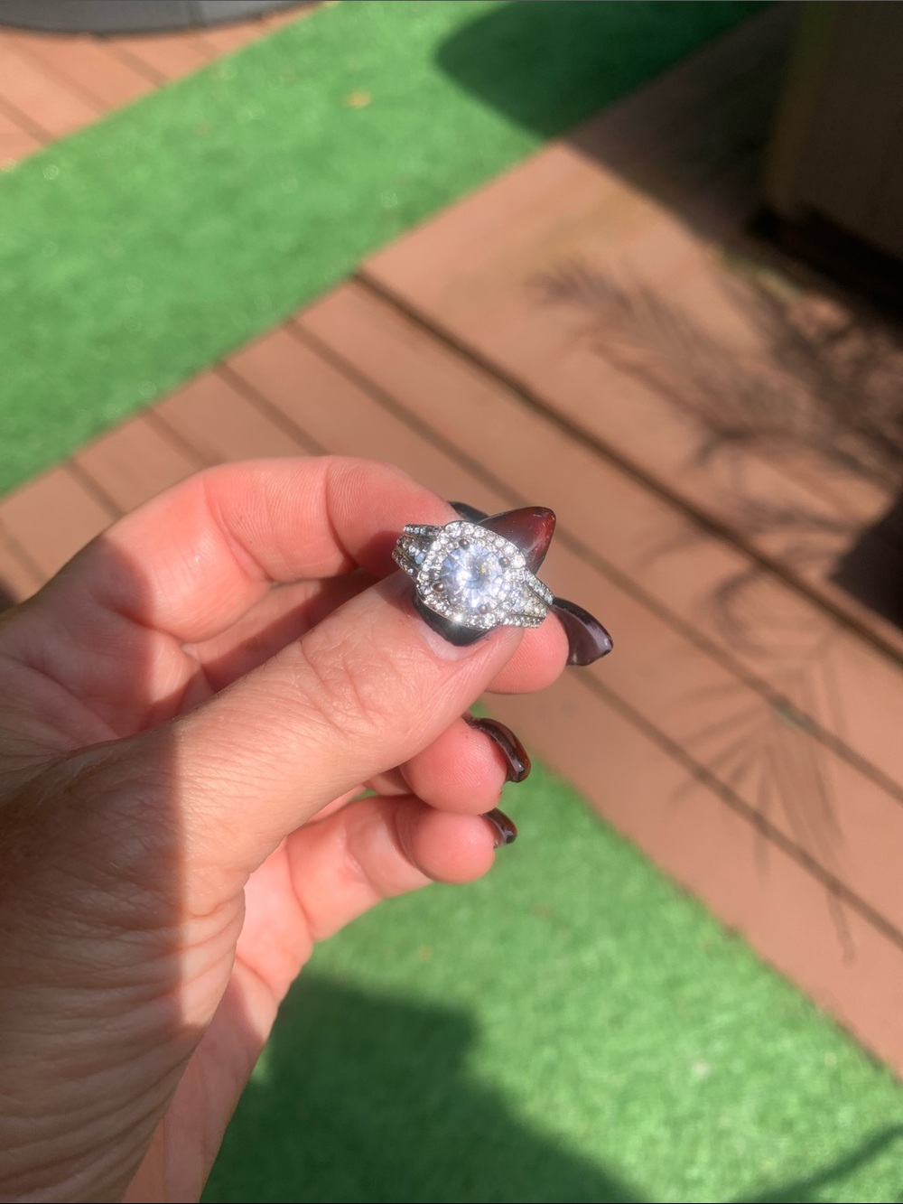 Fashion Silver Zircon Ring
